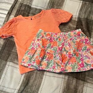 Toddler girl spring summer outfit